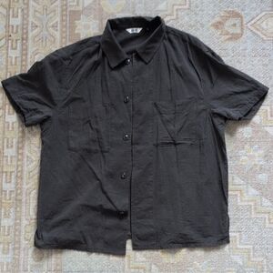 Uniqlo U Semi Sheer Blouse